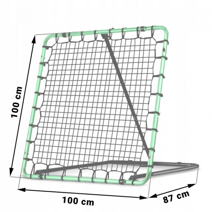 Poarta pentru fotbal rebounder 100x100 Cm Neo-sport - 4