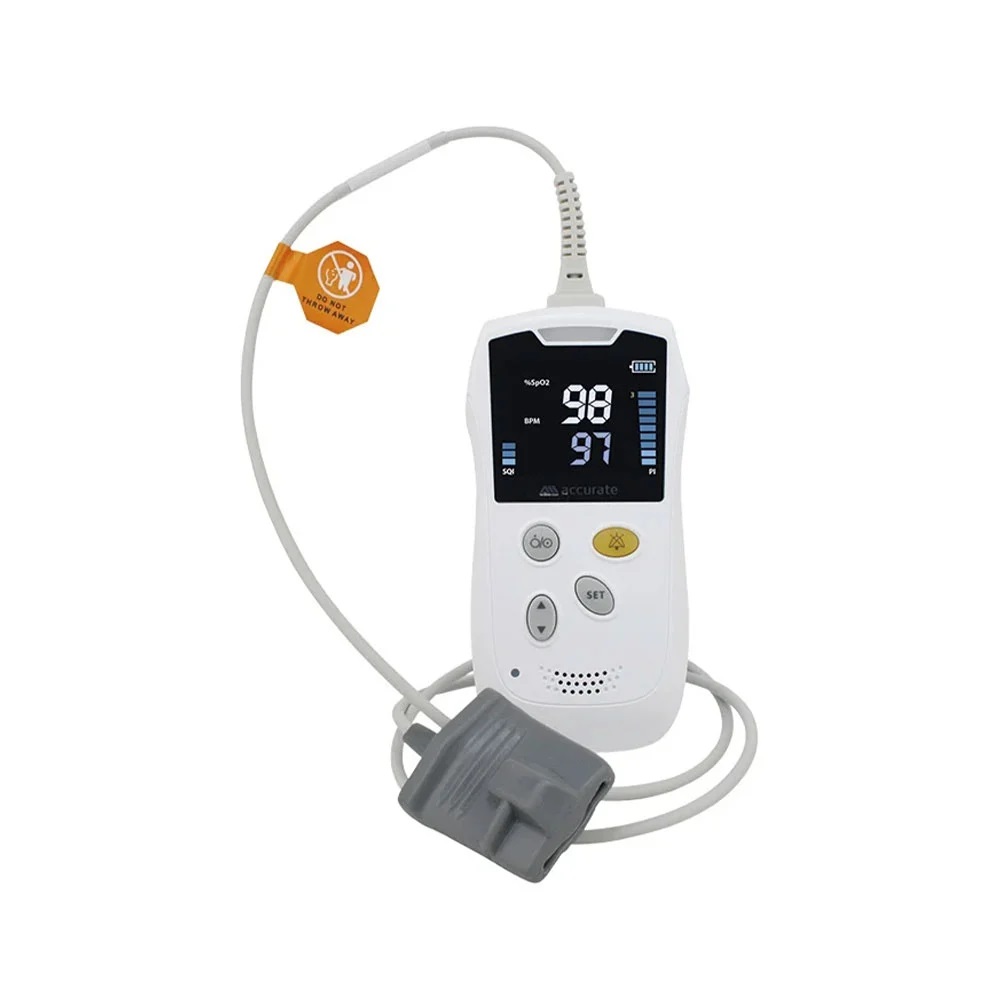 Pulsoximetru portabil Accurate HS10A senzor neonatal, senzor pediatric, senzor adulti - 1 | YEO