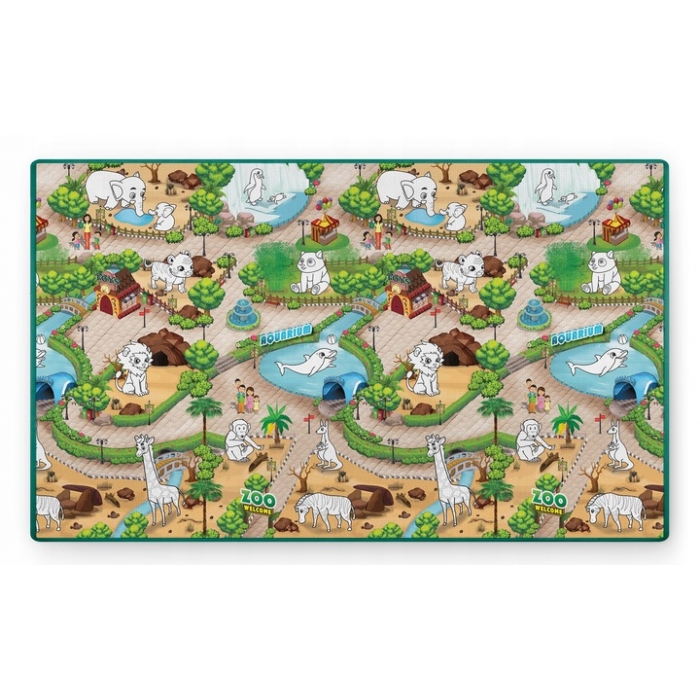 Salteluta de joaca XXL 200x120 cm Ricokids Zoo - 8