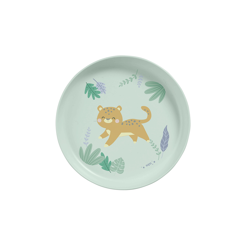 Set complet de masa cu 5 piese Jungle Cheetahs mint - 1 | YEO