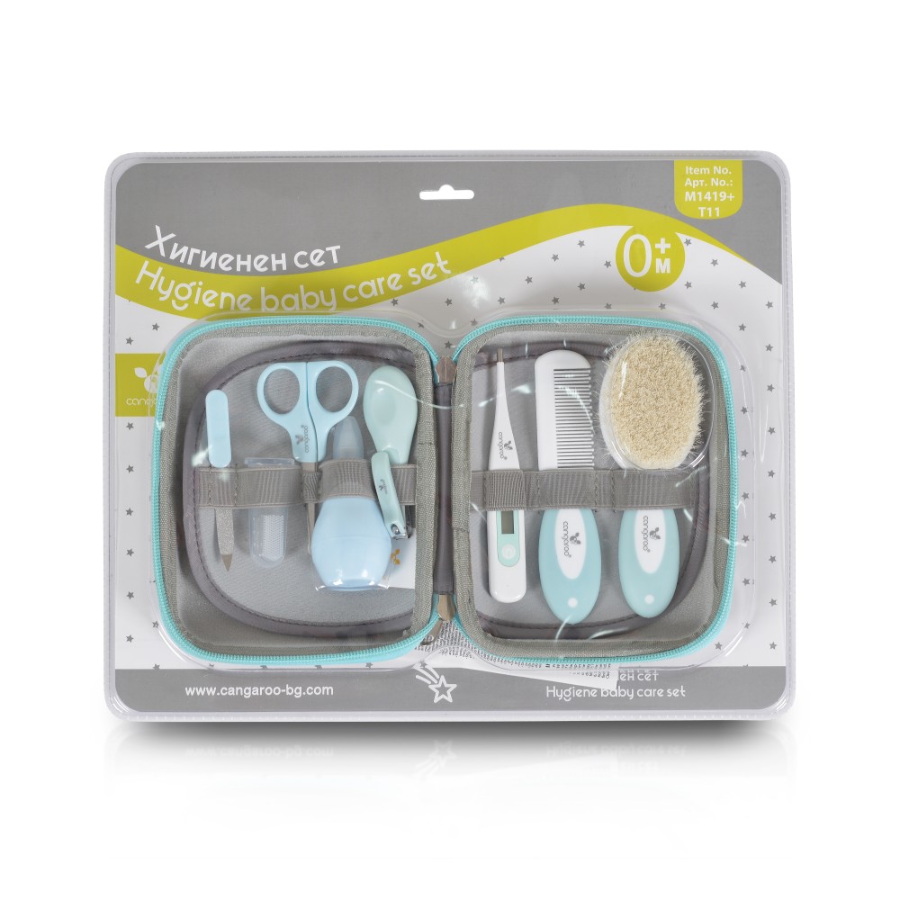 Set ingrijire pentru bebelusi Cangaroo Bath Care Blue