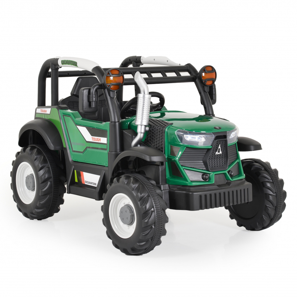 Tractor electric 12V 70W cu telecomanda Harvest green - 7