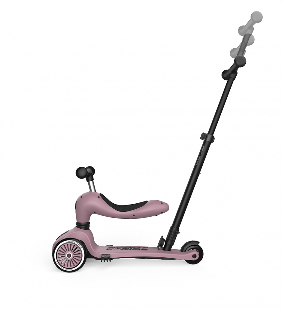 Trotineta transformabila 3 in 1 Highwaykick 1 Push and Go Wildberry Scoot Ride - 1 | YEO