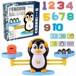 Balanta educationala Invatam numerele Cute Penguin