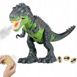 Dinozaur interactiv ce depune oua cu telecomanda R/C T-Rex 48 cm