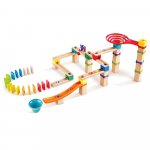 Jucarie din lemn Marble Run Race Track 81 piese