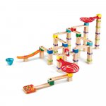 Jucarie din lemn Marble Run Tricks N Twists 129 piese