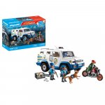 Masina transport bani Playmobil