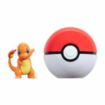 Set 2 figurine Pokemon Clip n Go Charmander with Pok Ball W18