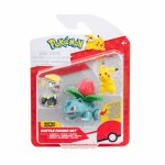 Set 3 figurine de actiune Pokemon 3PK: Pikachu Jangmo-o Ivysaur W21