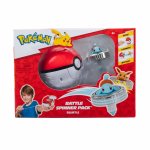 Set de joaca Pokemon Battle Spinner cu figurina Squirtle & Poke Ball