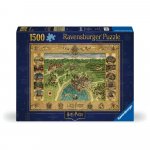 Puzzle Ravensburger harta castelul Hogwarts 1500 piese design nou