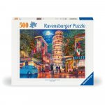 Puzzle Ravensburger strazile din Pisa 500 piese design nou
