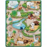 Salteluta de joaca 120x92 cm Ricokids Zoo