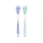 Set 2 lingurite termice Soft-Ended blue mint