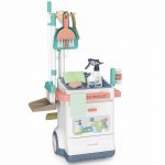 Set carucior de curatenie cu aspirator vertical si 20 accesorii Little Helper