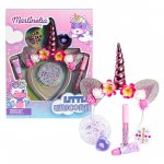 Set cosmetice si accesorii fetite Little Unicorn Martinelia