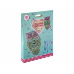 Set creativ DIY Clopotei de vant Diamond Painting bufnita