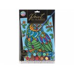 Set creativ Pictura pe numere carton A4 bufnita