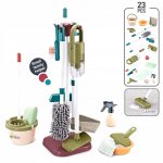 Set de curatenie pentru copii cu aspirator vertical galeata mop si 23 accesorii