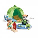 Set de joaca Eco-Camping din lemn 25 piese