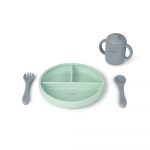 Set diversificare cu 4 piese din silicon Food Fun mint