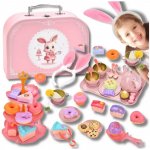 Set Serviciu pentru servirea Ceaiului in Valiza Pink Rabbit