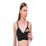 Sutien negru pentru alaptat cu ioni de argint 70-75C