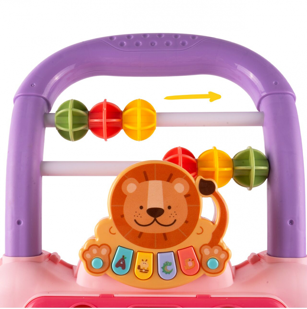 Antepremergator cu Pian si activitati educative Lion Pink - 3 | YEO