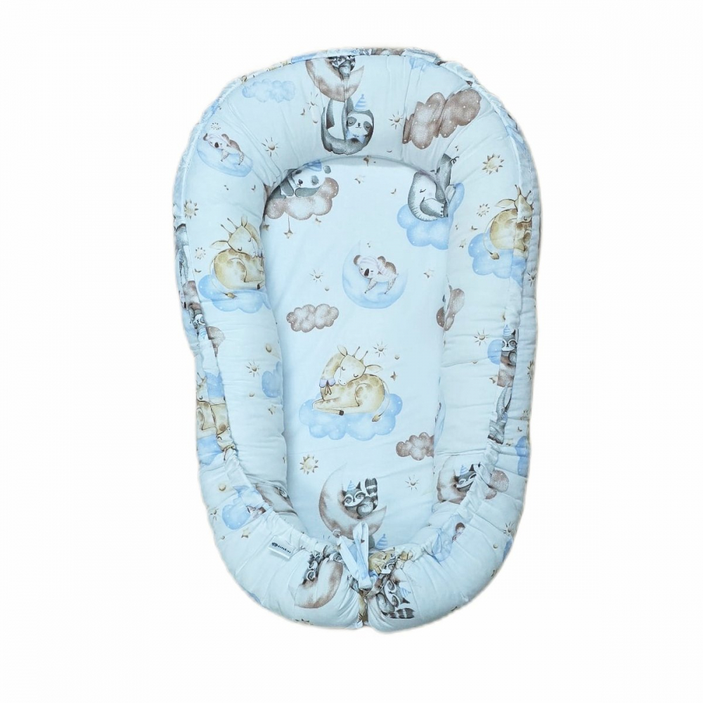 Baby nest din bumbac Appekids Clouds - 4 | YEO