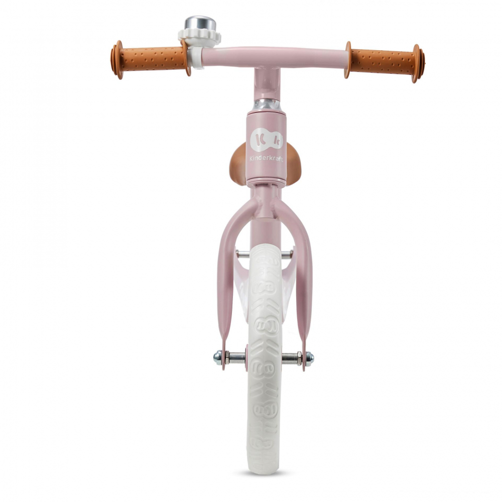 Bicicleta fara pedale Kinderkraft Fly Plus Powder Pink cu scaun reglabil pe inaltime, cadru usor din magneziu, roti din spuma Eva, sarcina maxima 35 kg - 2 | YEO