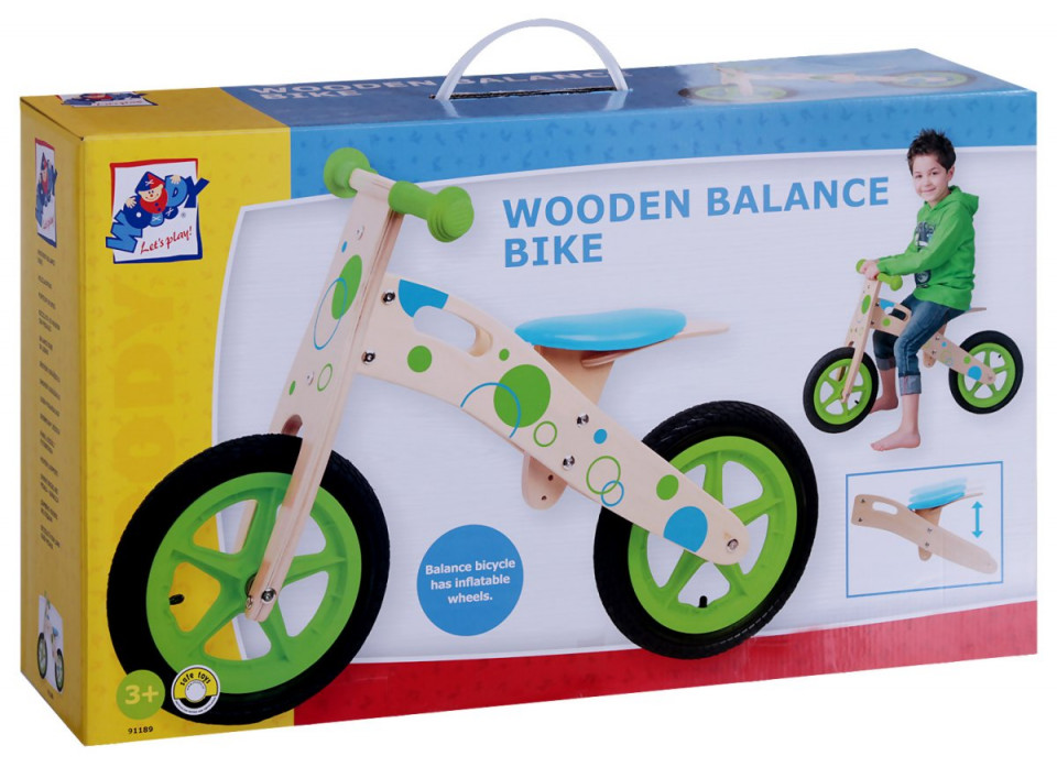 Bicicleta fara pedale Woodyland din lemn - 3 | YEO