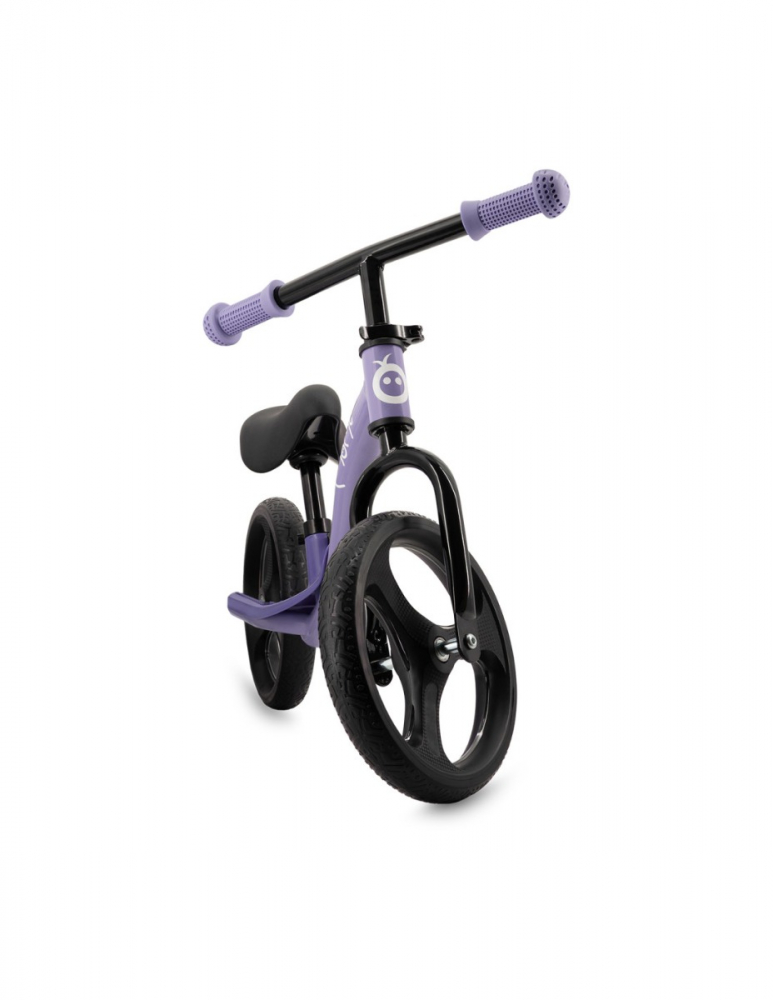 Bicicleta fara pedale cu roti led Momi Isoka purple