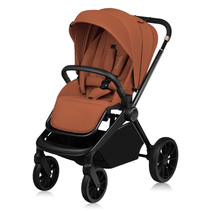 Carucior 2 in 1 Lionelo Mika Plus reversibil maro - 2