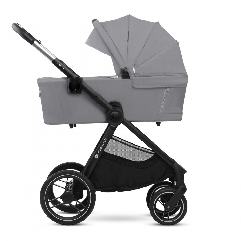 Carucior 2 in 1 Kinderkraft Nea 2.0 Platinium Grey - 1 | YEO