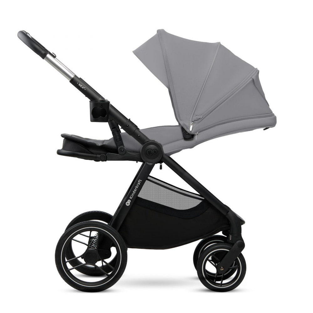 Carucior 2 in 1 Kinderkraft Nea 2.0 Platinium Grey - 7