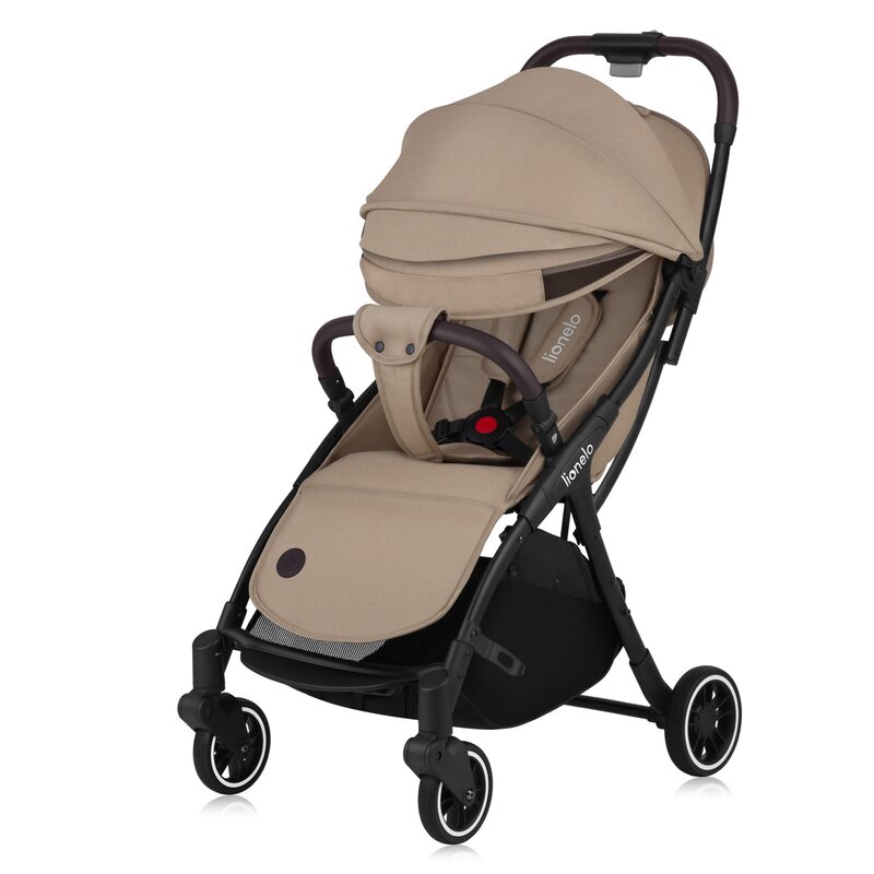 Carucior sport Lionelo Julie One 0-22 kg pliere compacta pentru avion bej