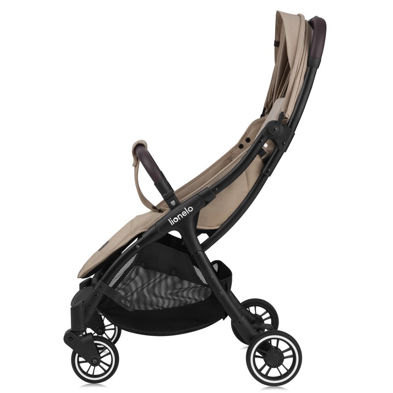 Carucior sport Lionelo Julie One 0-22 kg pliere compacta pentru avion bej - 4