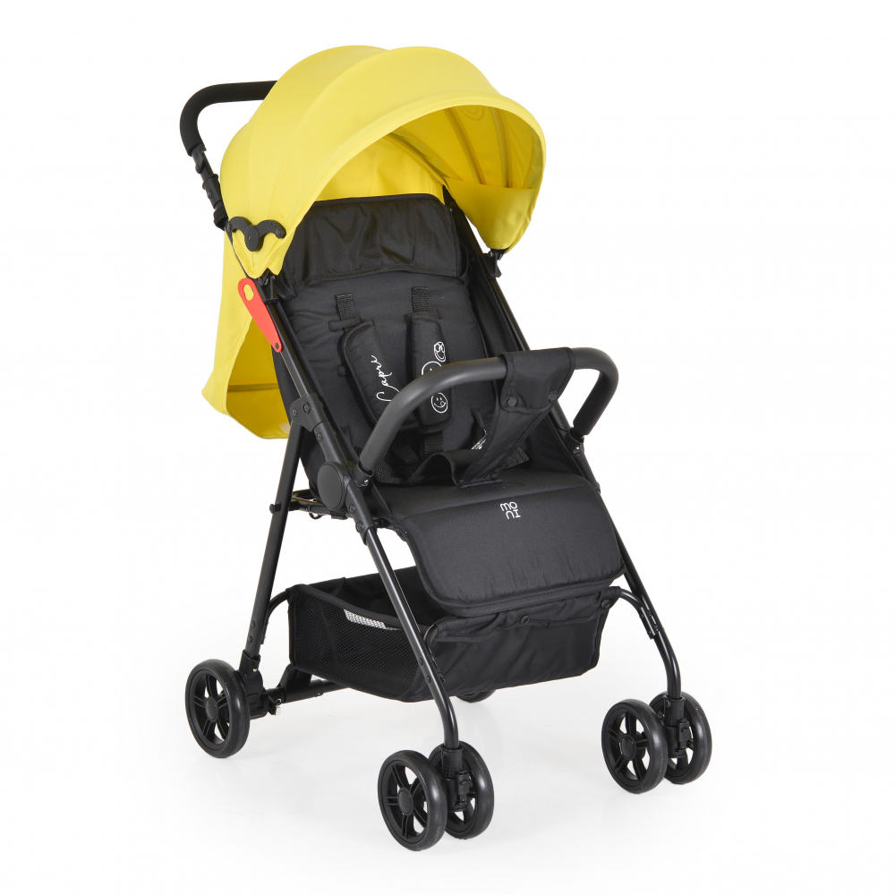 Carucior sport cu pozitie de somn Moni Capri Yellow - 1