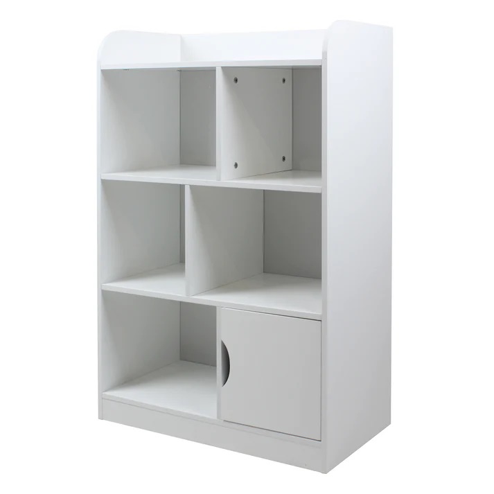 Dulap organizator cu 4 nivele pentru jucarii si carti Ginger Home Alb - 4