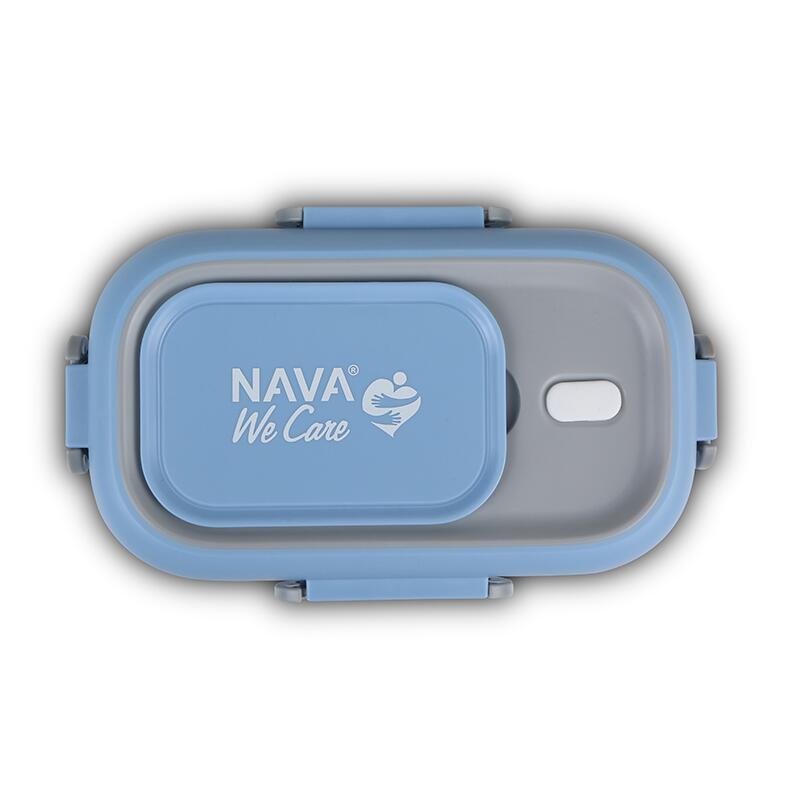 Lunchbox Nava We Care 800 ml albastru - 1 | YEO