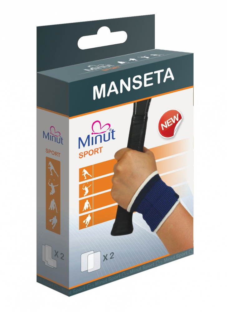 Manseta elastica Minut 2 bucati marimea L