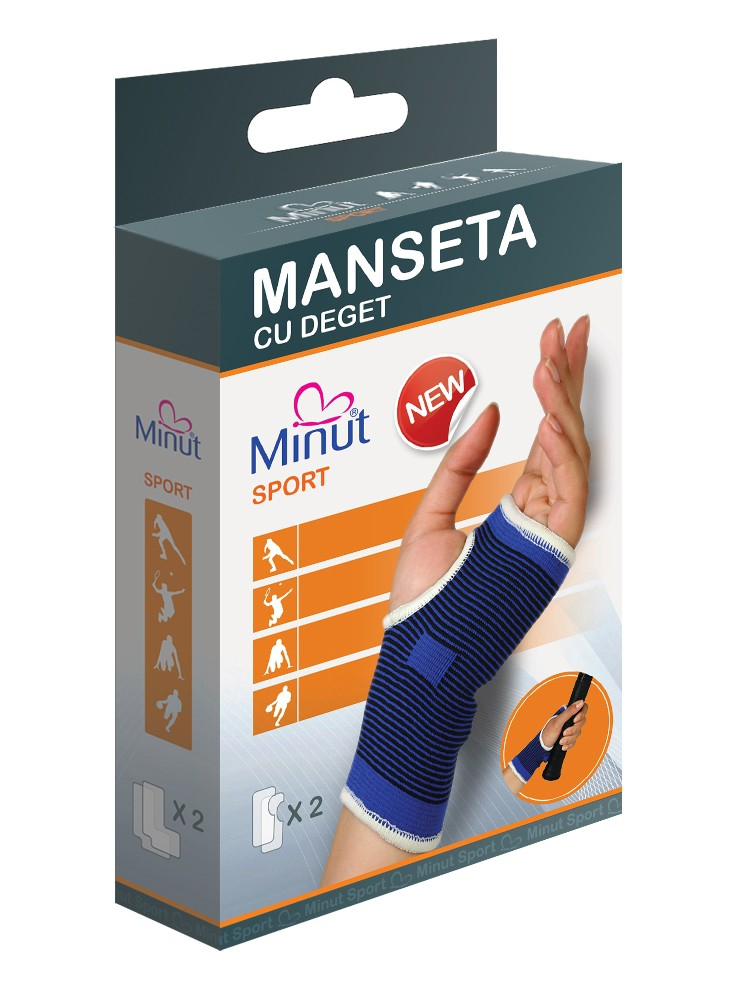 Manseta elastica cu deget Minut M