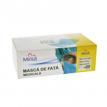 Masti medicale Minut 3 straturi 50 bucati