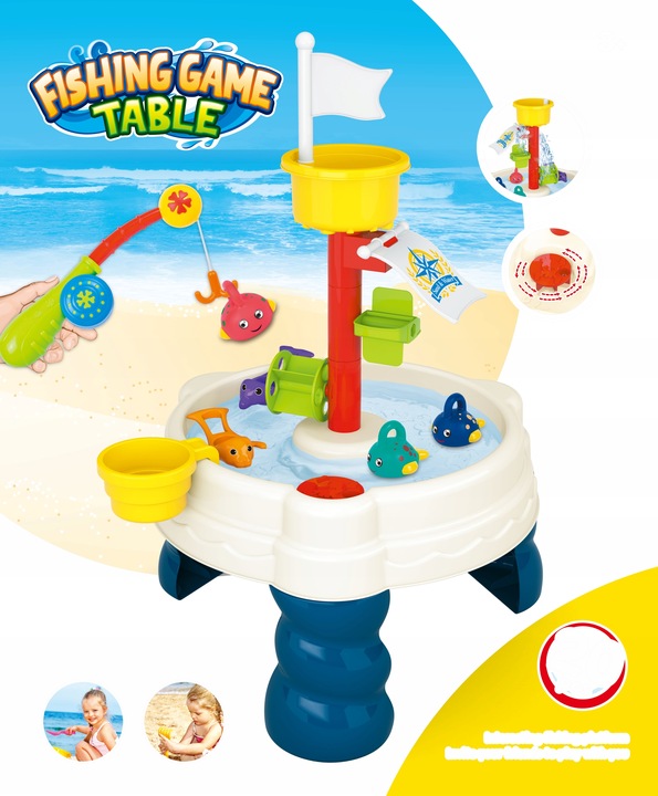 Masuta de pescuit interactiva cu apa si nisip Fishing Table - 3 | YEO