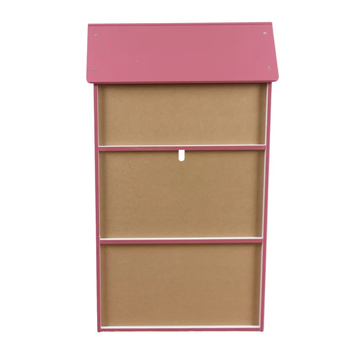 Organizator casuta din lemn Ginger Home pentru jucarii si carti Super Girl - 3