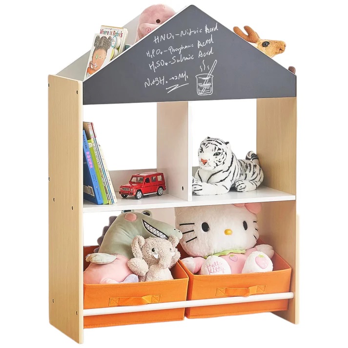 Organizator din lemn pentru jucarii si carti Ginger Home Wood - 3