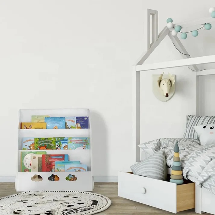 Organizator pentru carti si reviste Ginger Home Cloud White - 4