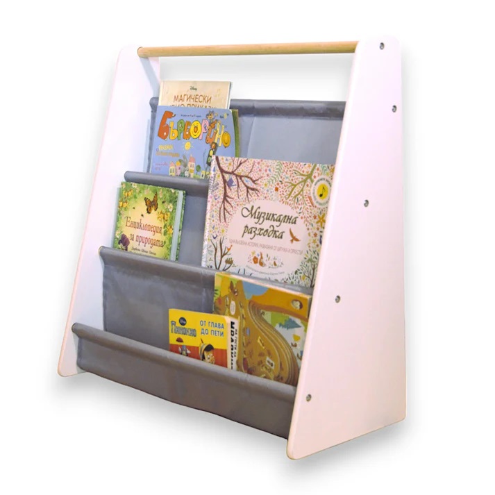 Organizator portabil pentru carti si reviste Ginger Home Nursery White - 7