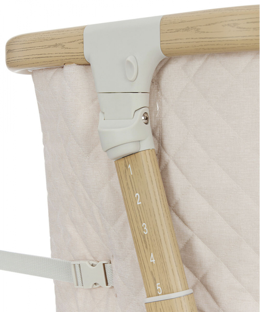 Patut co-sleeping cu sistem de leganare Carrello Prima Honey Beige - 4